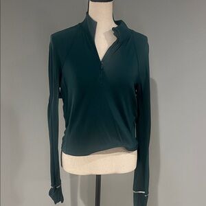lululemon athletica Dark Green Long Sleeve Top